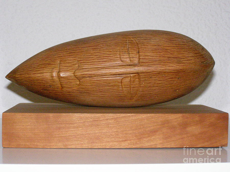 Oak Sculpture - B.b. II. by Gyula Friewald Oak Sculpture - B.b. II. by Gyula Friewald