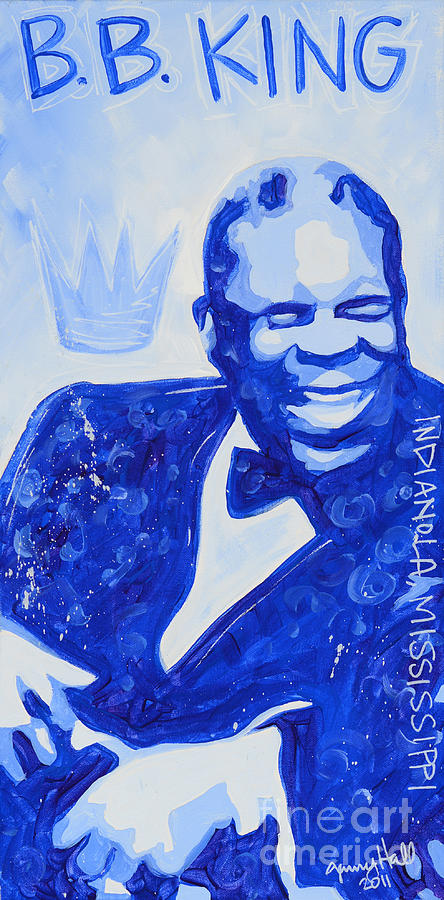 B.B. King Painting By Jenny Hall