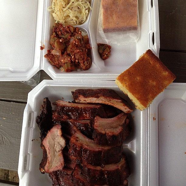 Bbq Goodness At Hubba Hubba Smokehouse! Photograph by Tom Cole