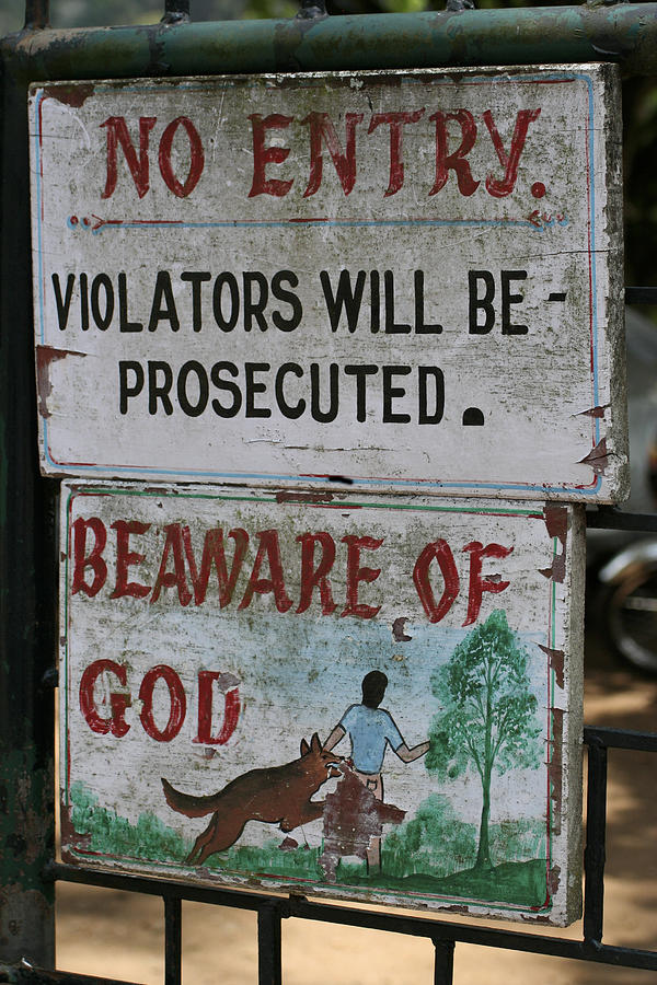 Be Aware of God Photograph by Sonny Marcyan
