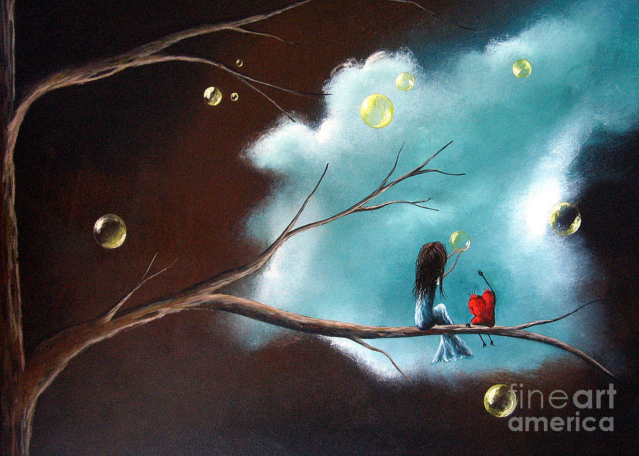 Up Movie Painting - Be Careful With It by Shawna Erback by Moonlight Art Parlour