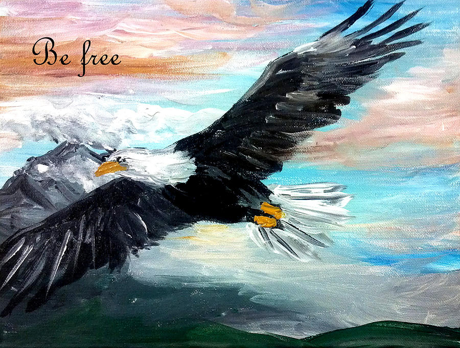 Be Free Painting by Amanda Dinan