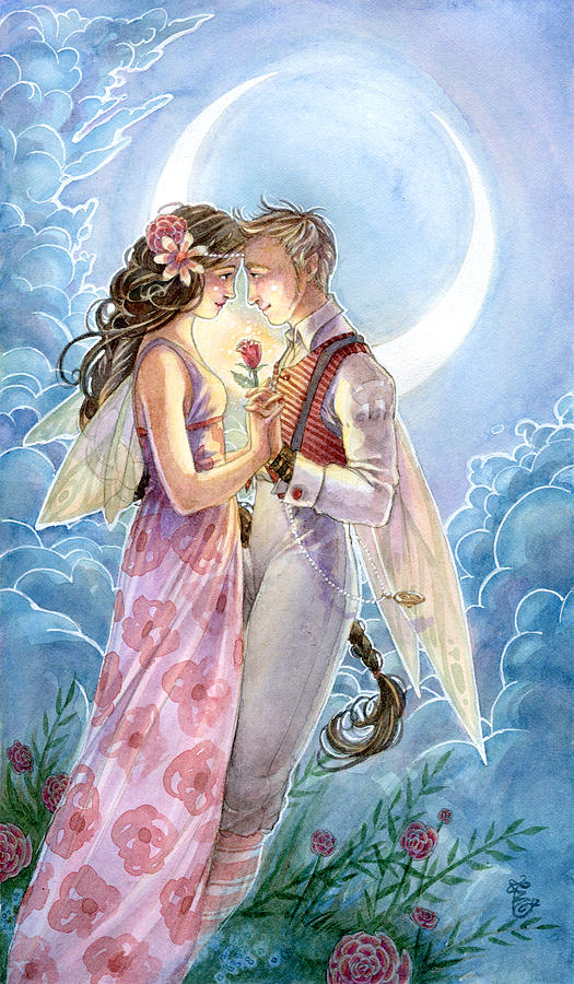 Fairy Painting - Be Mine by Sara Burrier