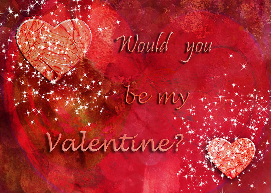 Be My Valentine Digital Art by Paula Ayers