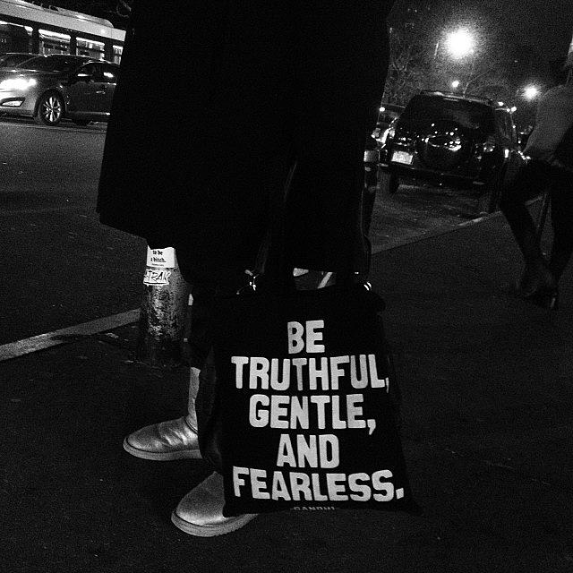 Fearless Photograph - Be Truthful Gentle And Fearless by Gail George Fearless Photograph - Be Truthful Gentle And Fearless by Gail George
