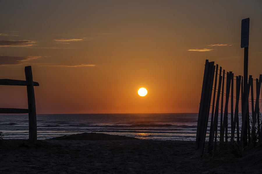 Beach Photograph - Beach Access at Sunrise by Bill Cannon