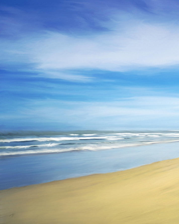 Beach Painting by Ann Powell
