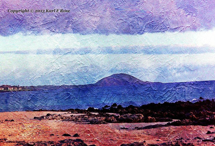 Beach as a painting Photograph by Karl Rose