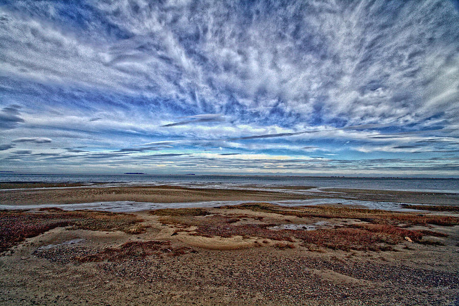 Beach At Low Tide Photograph by Constantine Gregory