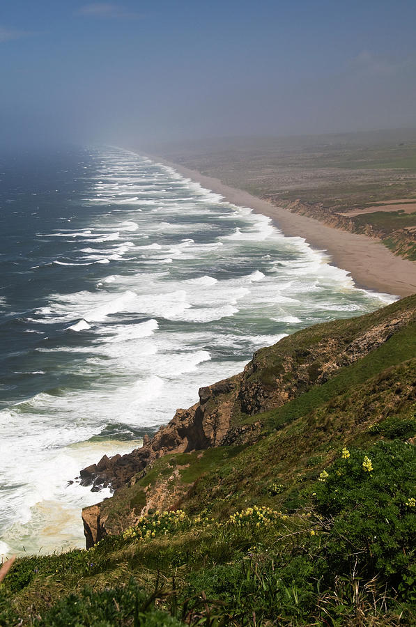 Beach At Point Reyes National Seashore Photograph by Skibreck