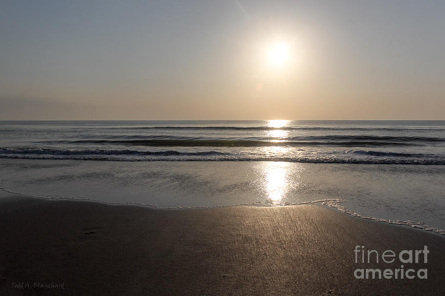 Beach At Sunrise Photograph by Todd Blanchard
