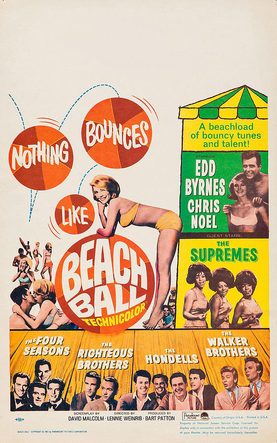 Movie Photograph - Beach Ball, Us Poster Art by Everett