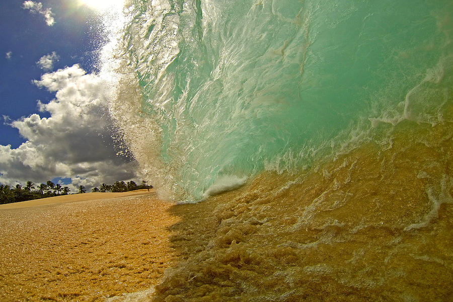 Beach Barrel Photograph by James Roemmling