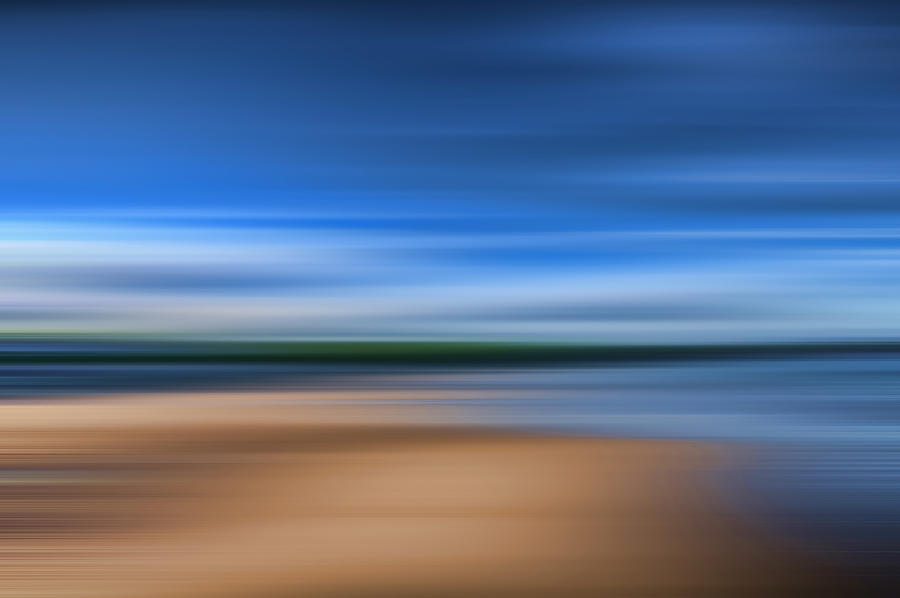 Beach Blur Photograph by Steve Purnell