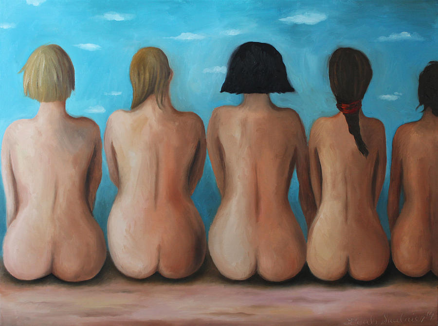 Beach Bums Painting by Leah Saulnier The Painting Maniac