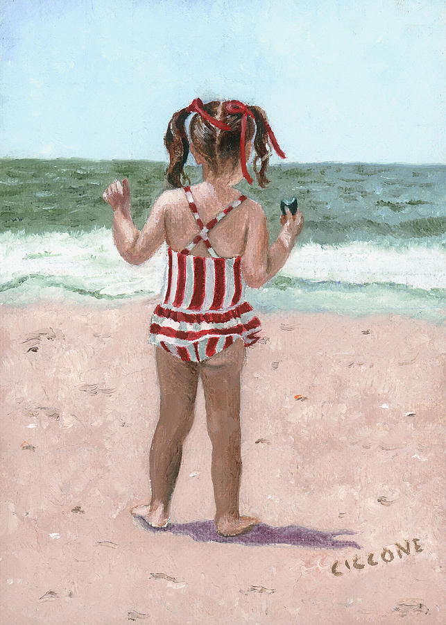 Beach Buns Painting by Jill Ciccone Pike