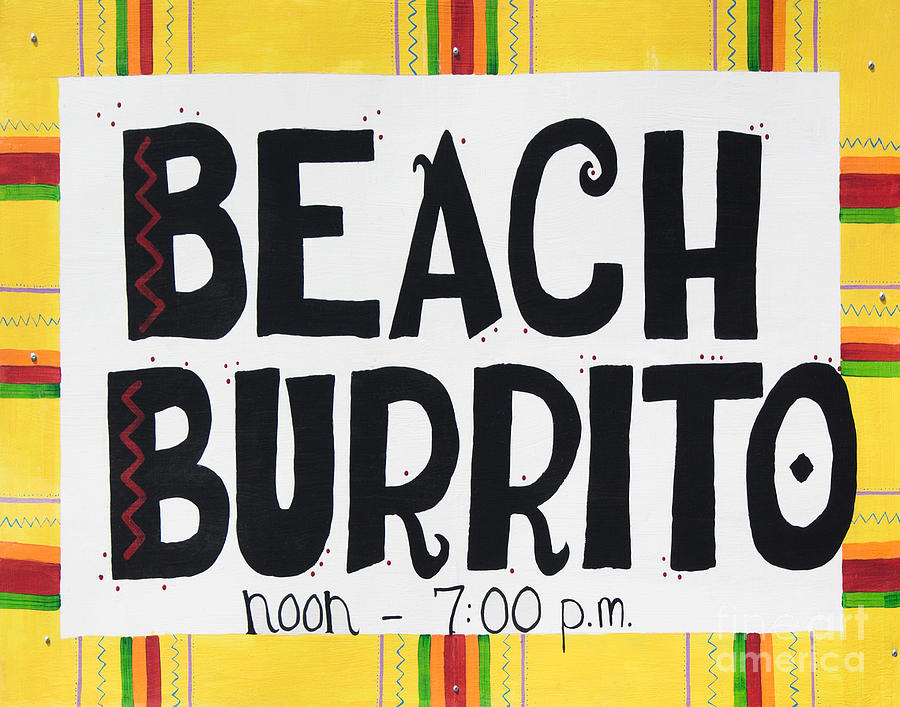 Beach Burrito Photograph by Barbara McMahon