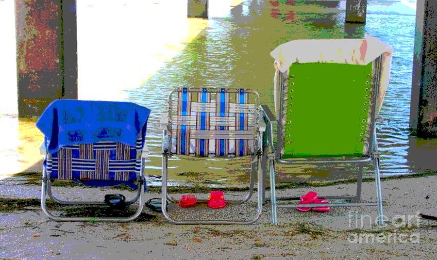 Beach Chairs Photograph by Jeanne Forsythe