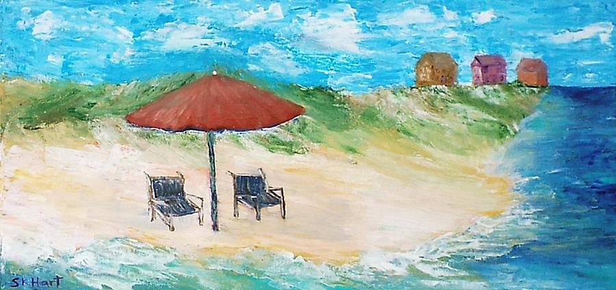 Beach Painting - Beach Chairs of South Walton by Susan Hart