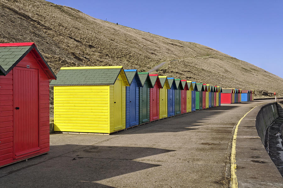 Beach Chalets - Whitby Photograph by Rod Johnson