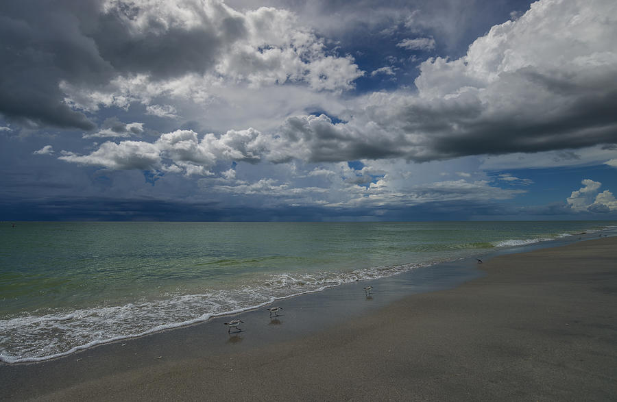 Beach Photograph - Beach Clouds by Russ Burch