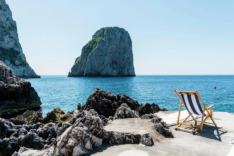 Beach Club La Fontanella, Capri Photograph by Arnt Haug / Look-foto Beach Club La Fontanella, Capri Photograph by Arnt Haug / Look-foto