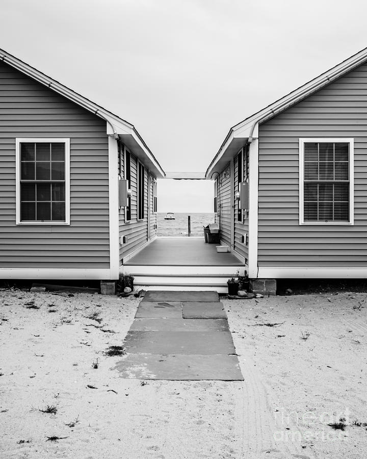 Beach Photograph - Beach Cottages by Edward Fielding