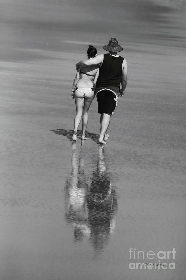 Beach Couple Photograph by Deborah Benoit
