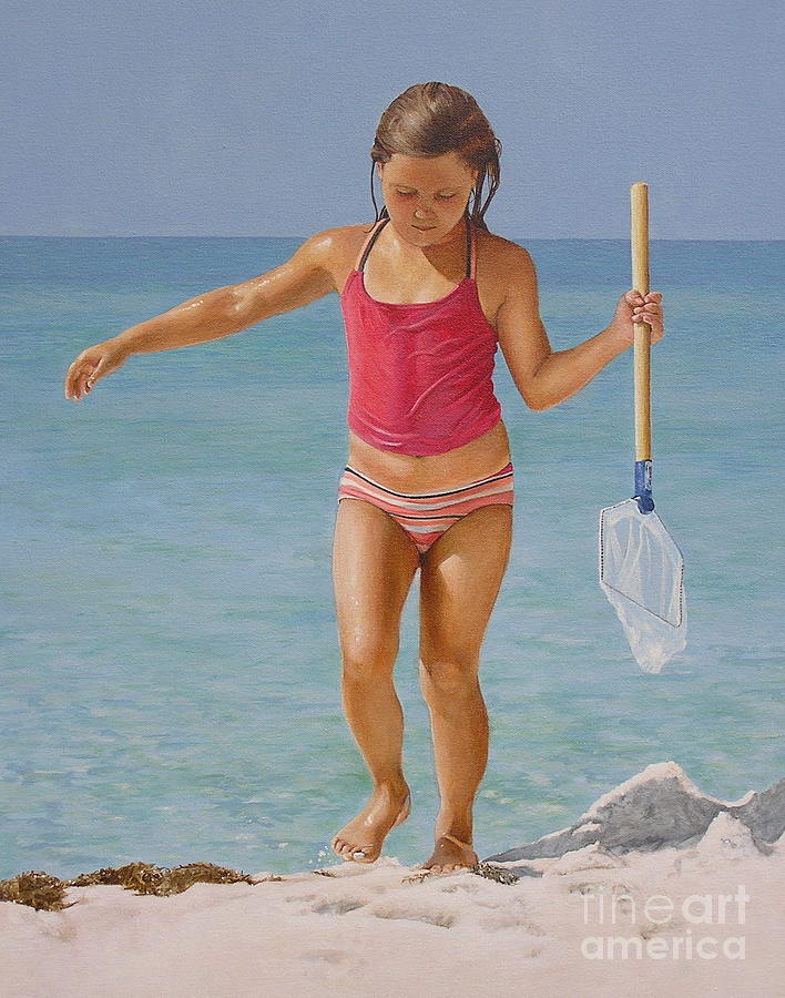 Beach Painting - Beach Day by Emily Land