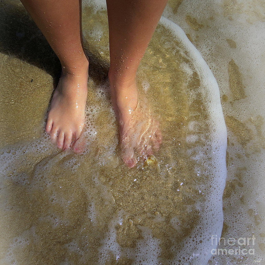 Beach Feet  Photograph by Ella Kaye Dickey
