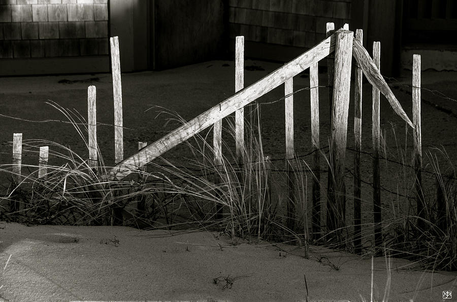 Beach Fence Photograph by John Meader