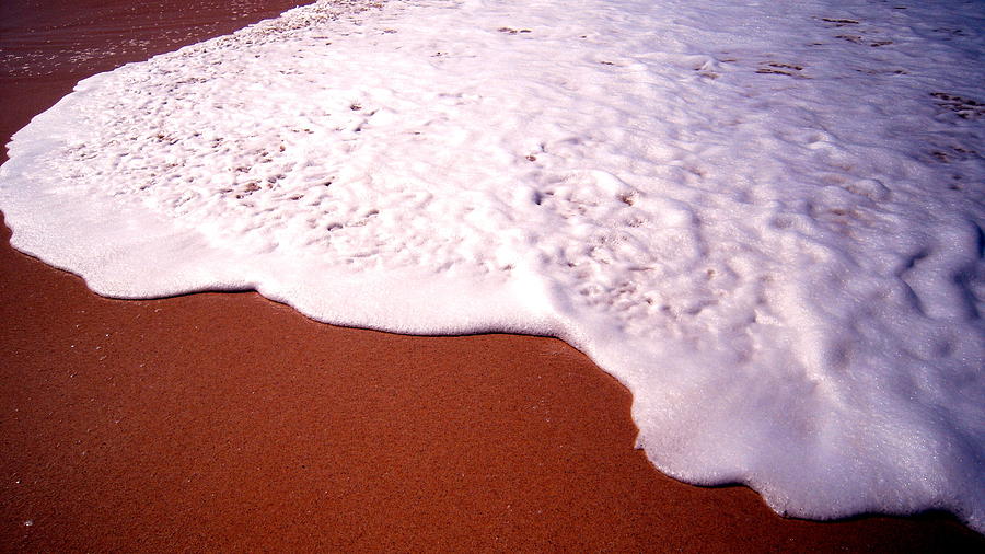 Beach Foam Photograph by Phillip Garcia