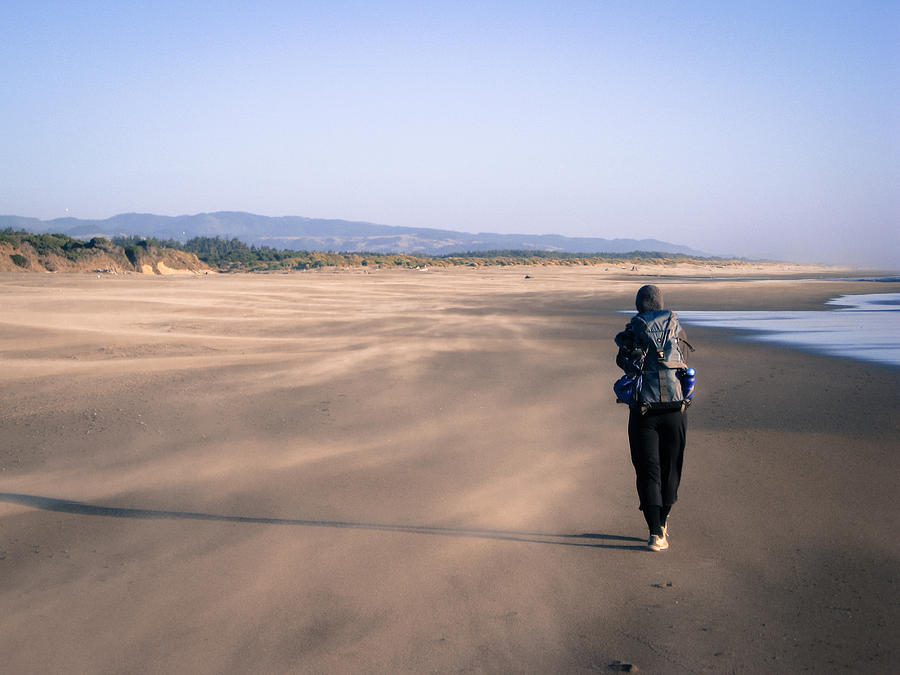 Beach Hike Photograph by Helix Games Photography - Fine Art America