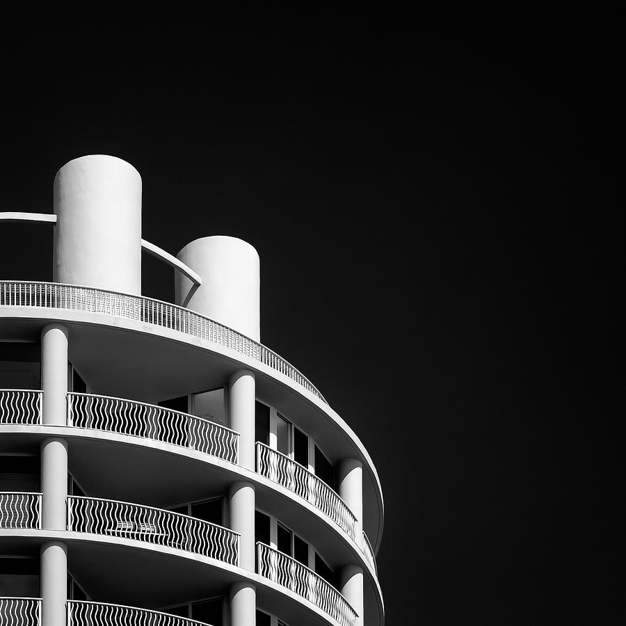 Architecture Photograph - Beach Hotel by Dave Bowman