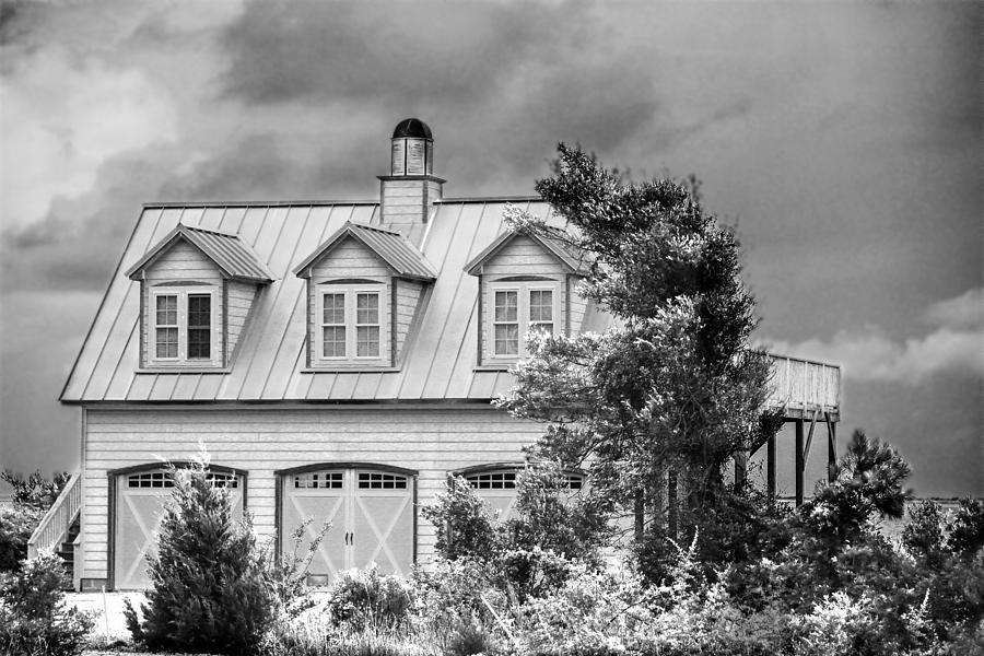 Beach House Infrared Photograph by Paula OMalley