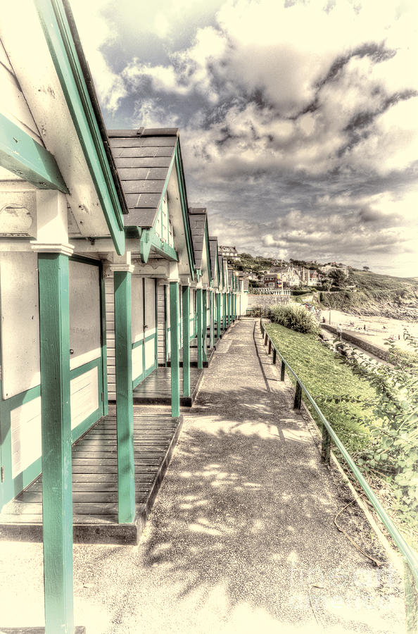 Beach Huts 2 Photograph by Steve Purnell