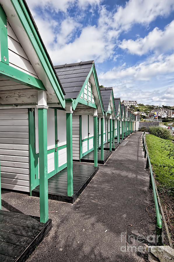 Beach Huts Langland Bay Swansea 2 Photograph by Steve Purnell