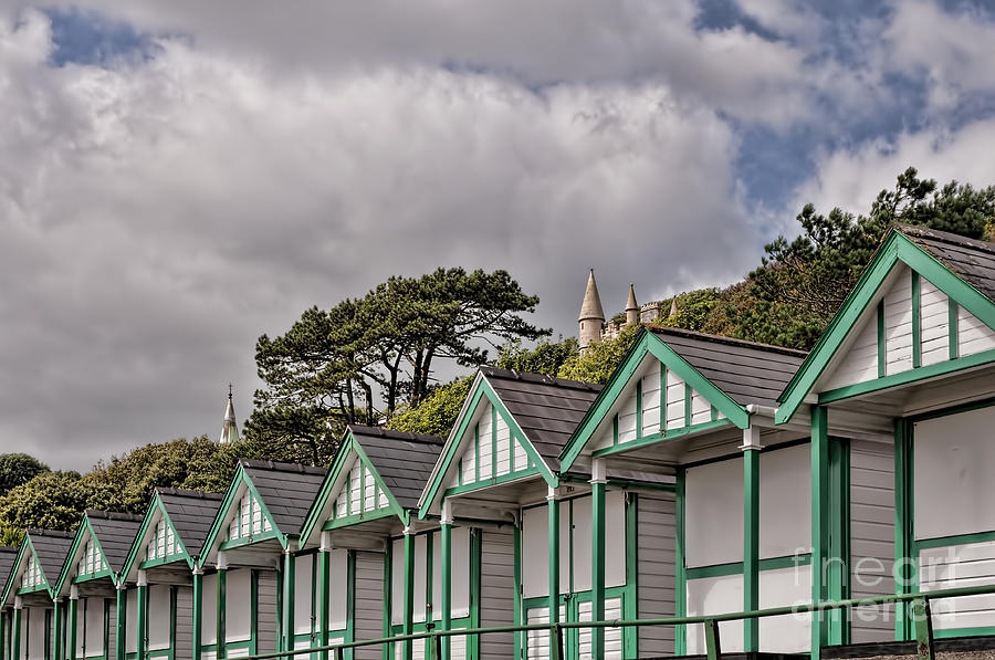 Beach Huts Langland Bay Swansea 3 Photograph by Steve Purnell