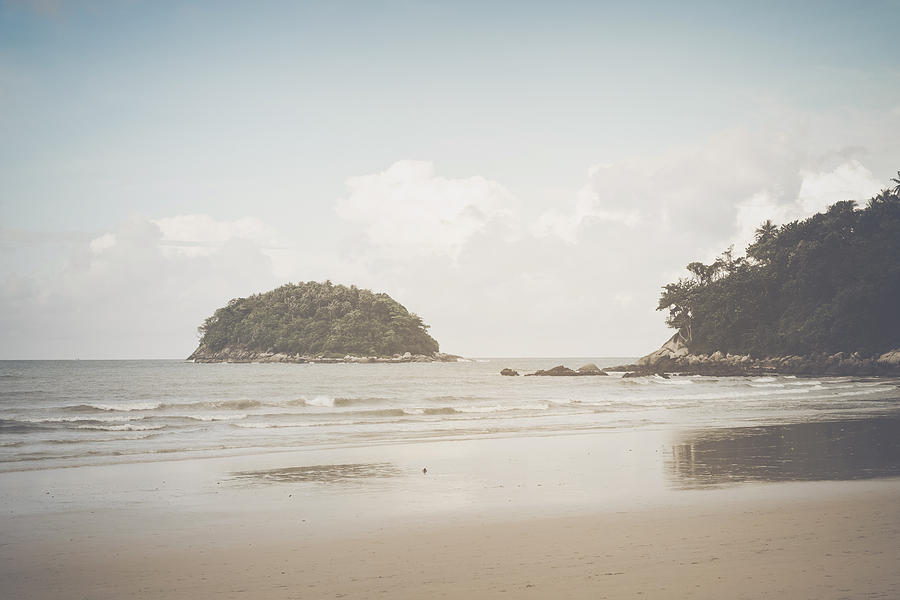 Beach in Thailand with Retro Instagram Style Filter Photograph by Brandon Bourdages