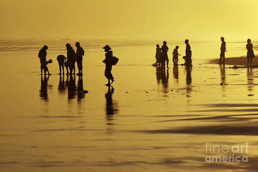 Sunset Photograph - Beach, Java, Indonesia by Ron Sanford