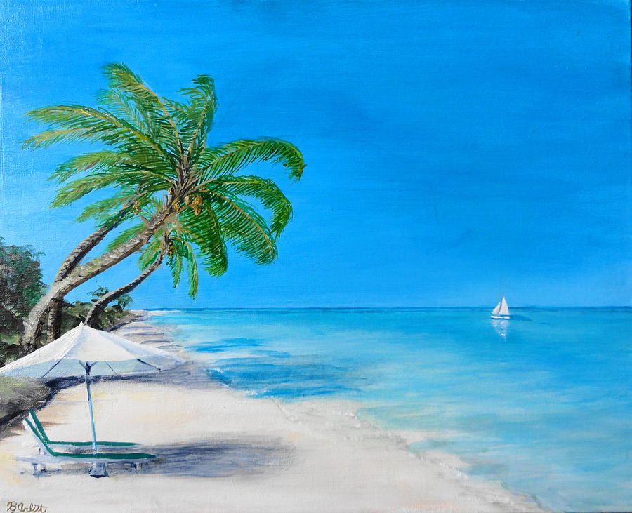 Beach Life Fiji Painting by Brent Arlitt