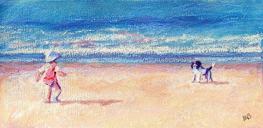 Summer Painting - Beach Meeting by Bethany Bryant
