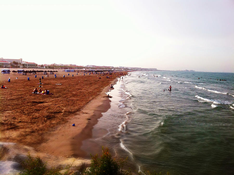 Beach Of Valencia, Spain Photograph by Nadieshda