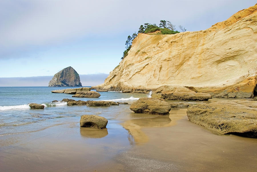 Beach On The Oregon Coast Photograph by Philippe Widling / Design Pics