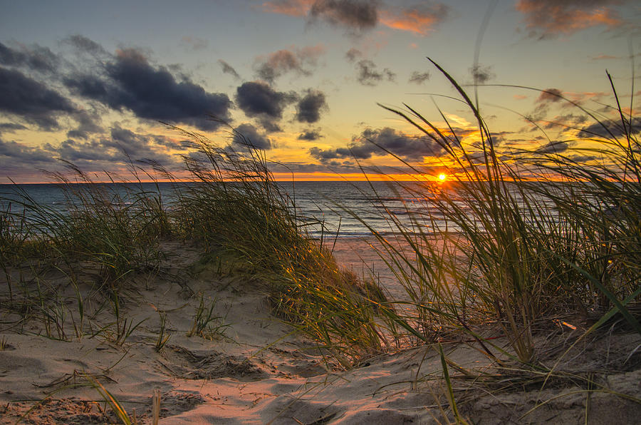 Beach Path Sunset Photograph by Scott Gordon