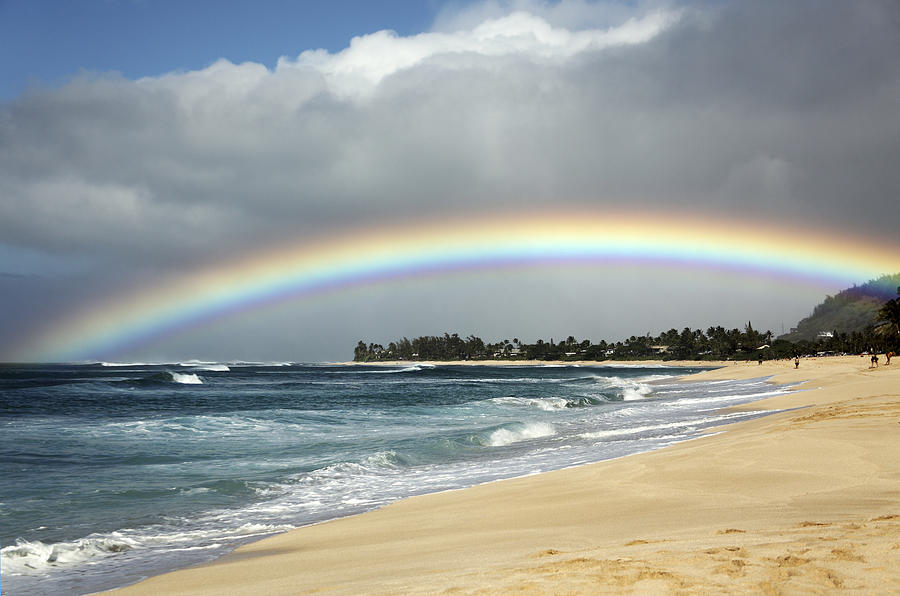 Beach Rainbow Photograph by Vince Cavataio - Printscapes