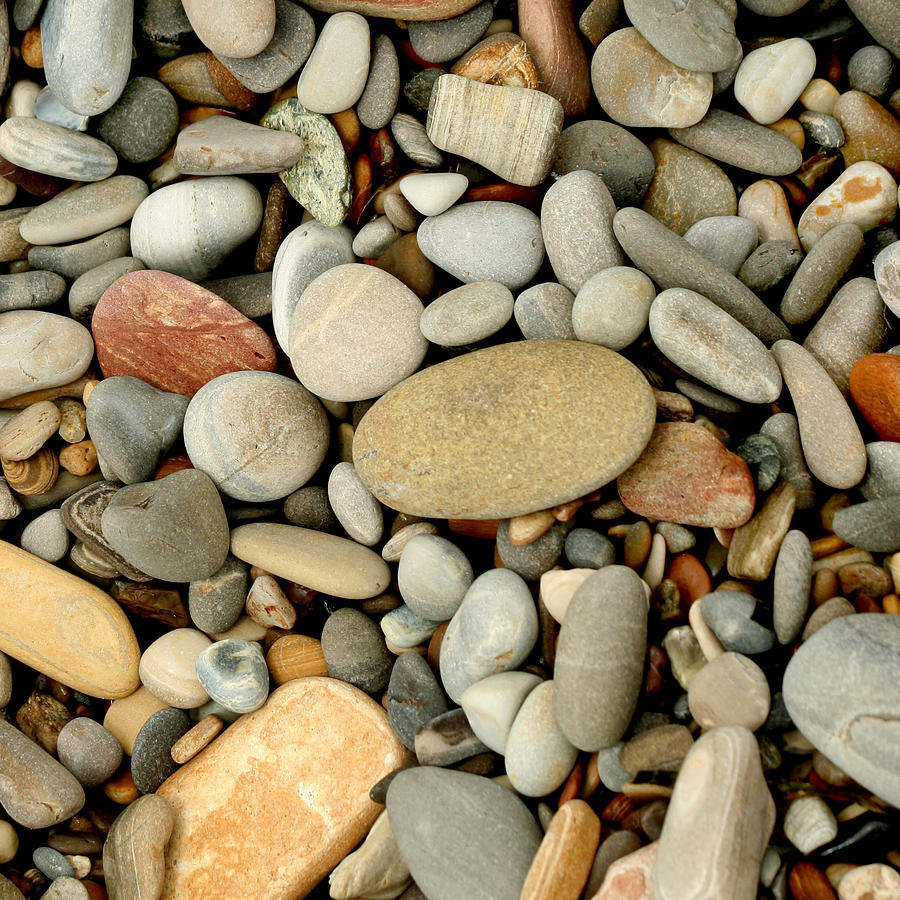 Beach Photograph - Beach Rocks by Art Block Collections