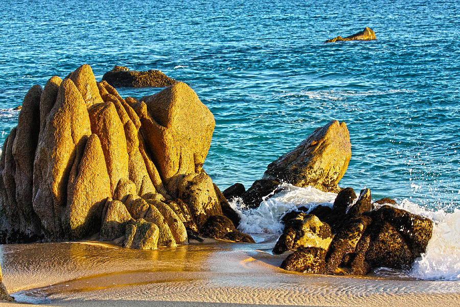 Beach Rocks Photograph by Shane Bechler