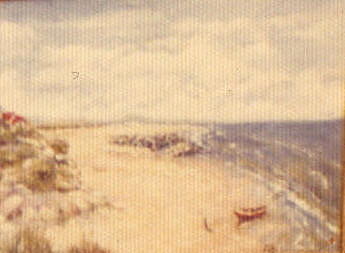 Beach Scape Painting by Walter Casaravilla