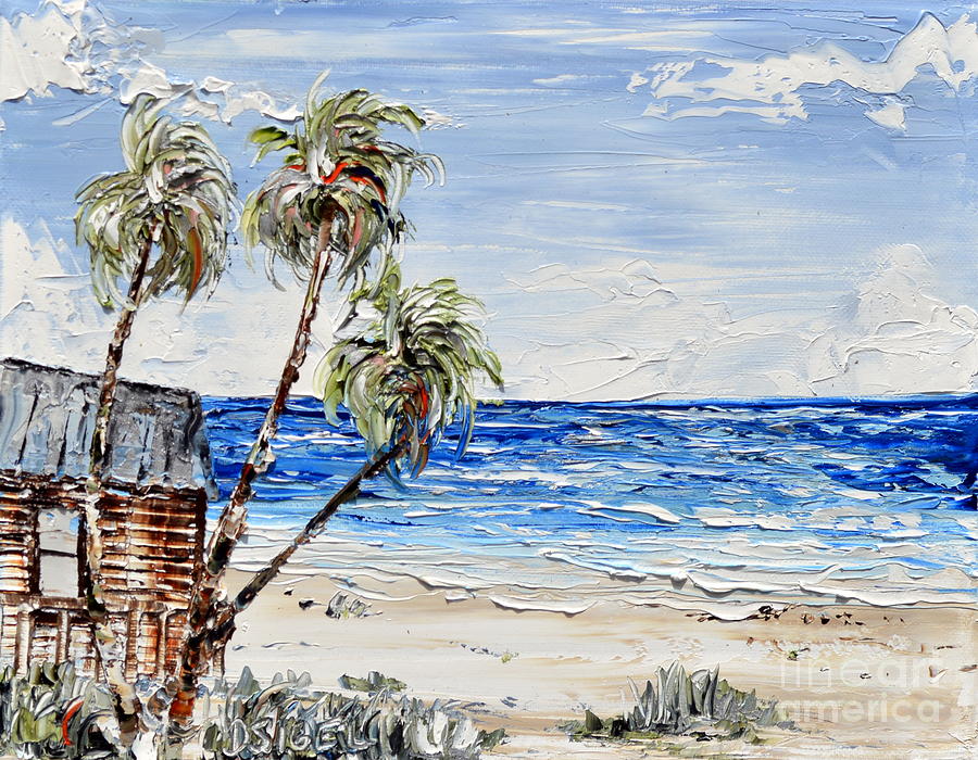 Beach Shack Painting by David Sigel Fine Art America